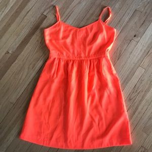 Orange J. Crew cami dress